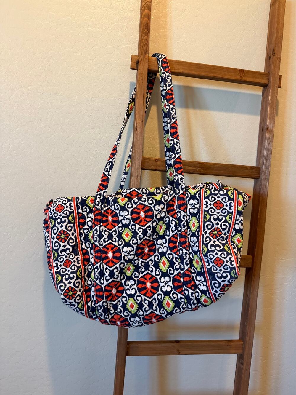 Vera Bradley Sun Valley Travel Duffel Bag Retired Pattern Large